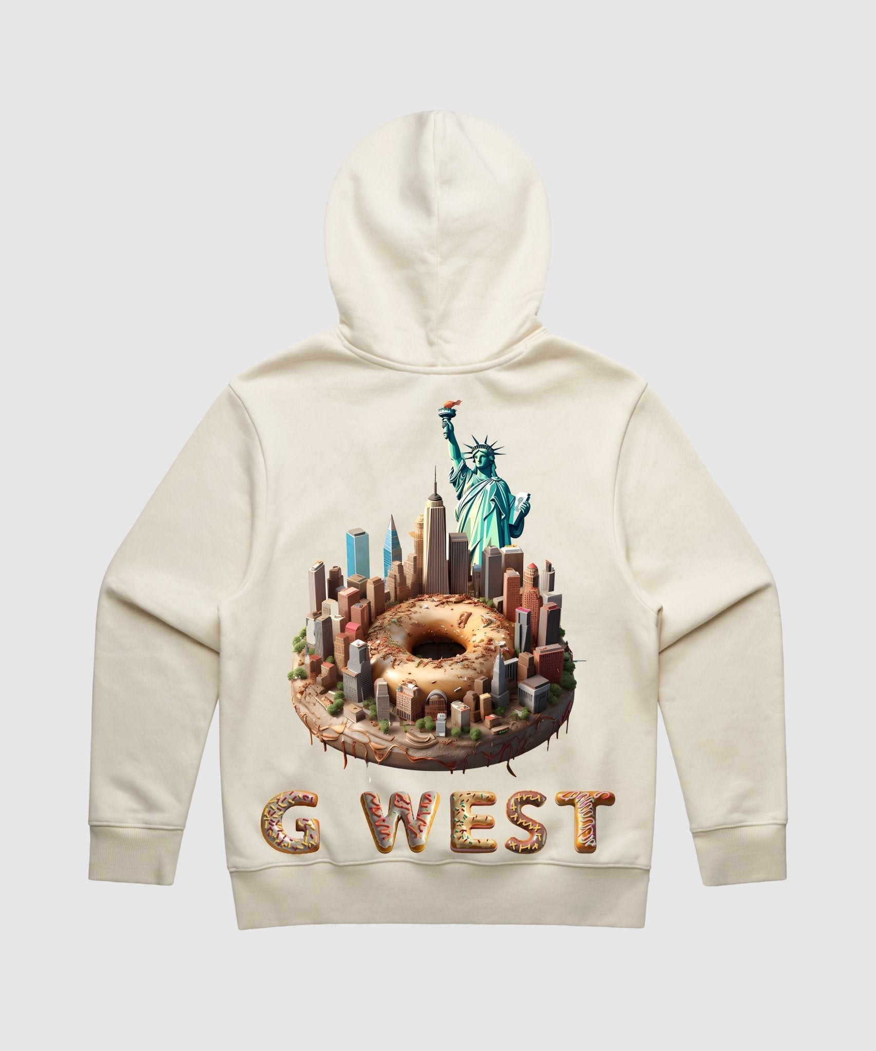 G WEST NYC DONUT HEAVY PREMIUM HOODIE - 6 COLORS - G West