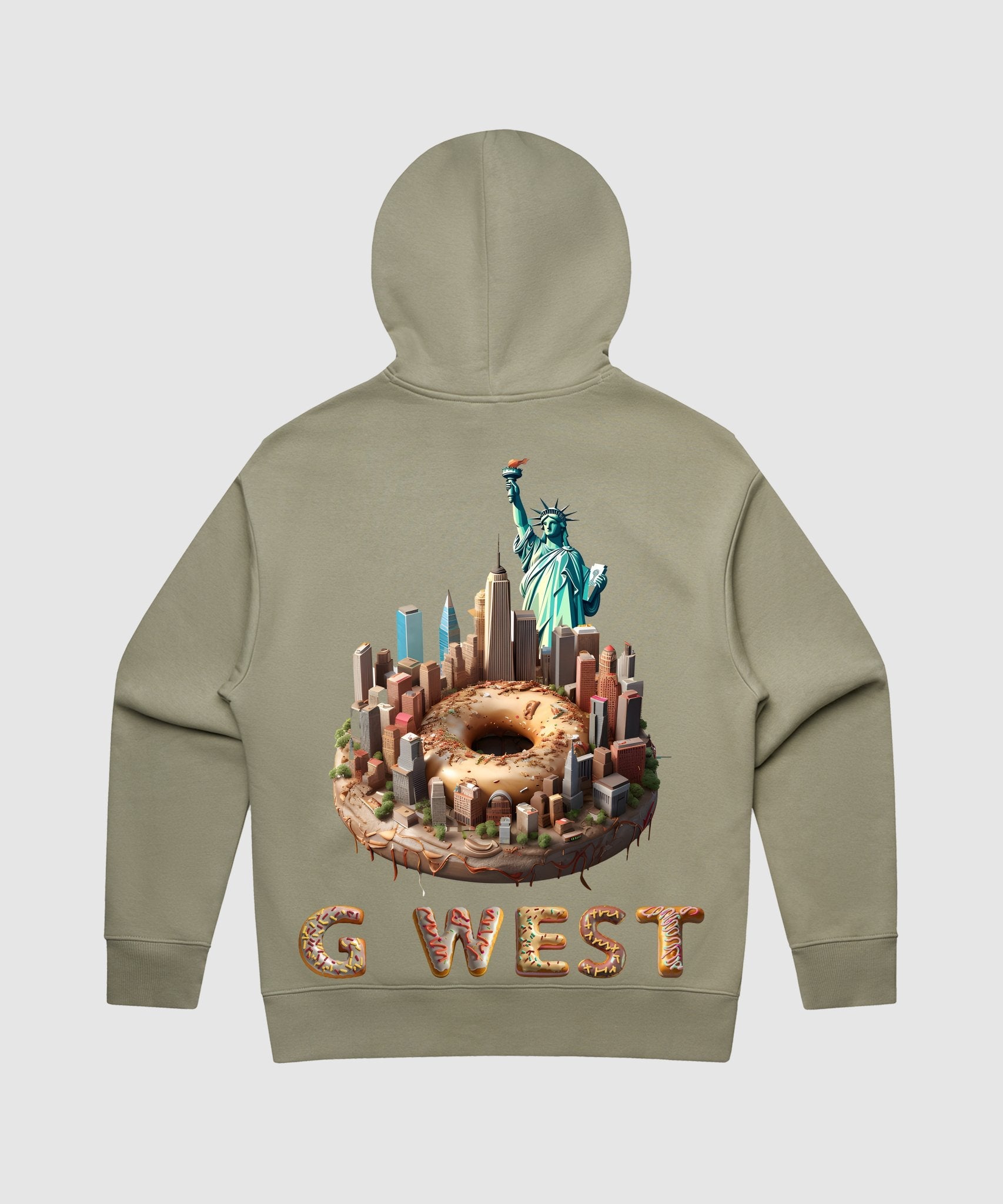 G WEST NYC DONUT HEAVY PREMIUM HOODIE - 6 COLORS - G West