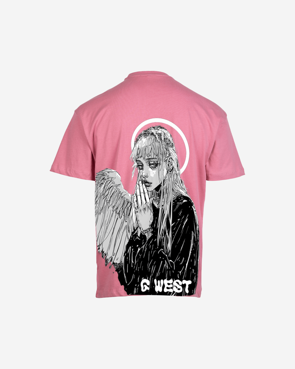 G West Oversized Angel Girl Tee - G West