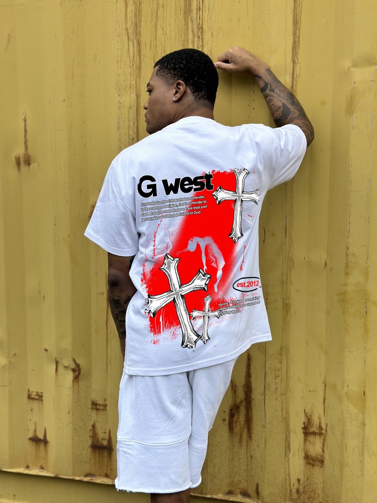 G WEST Oversized ASCENDING SOUL TEE - G West