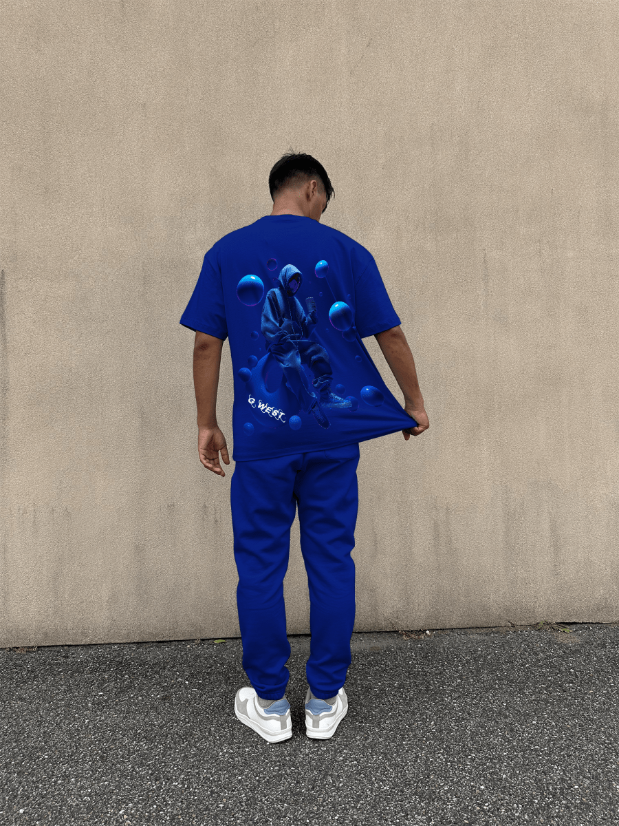 G West Oversized Blue Man Tee - G West