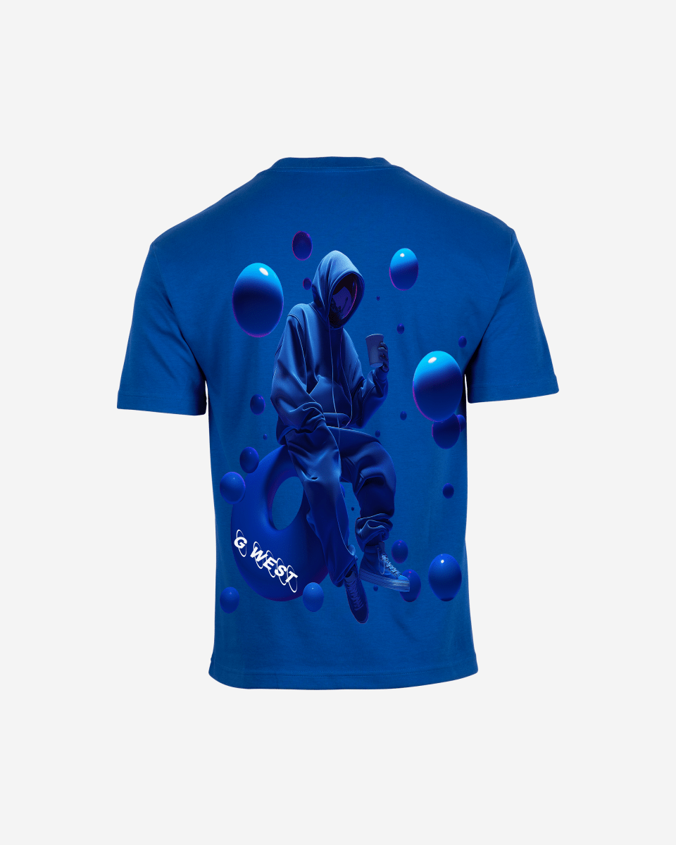 G West Oversized Blue Man Tee - G West