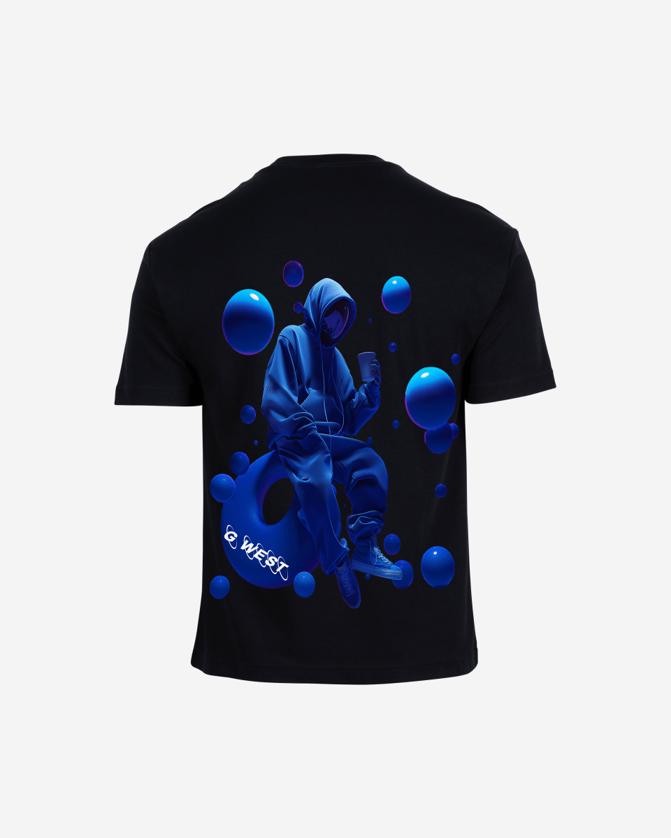 G West Oversized Blue Man Tee - G West