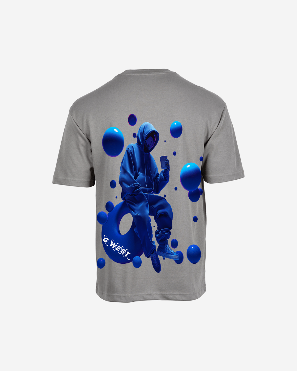 G West Oversized Blue Man Tee - G West