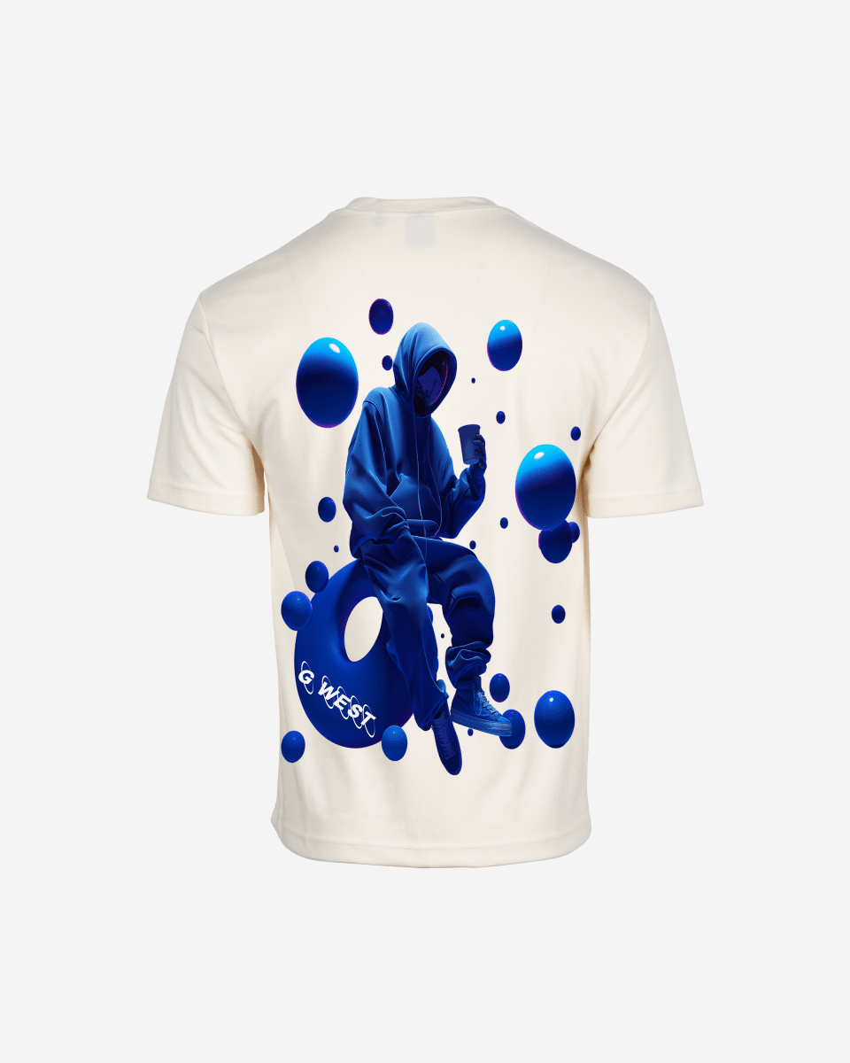 G West Oversized Blue Man Tee - G West