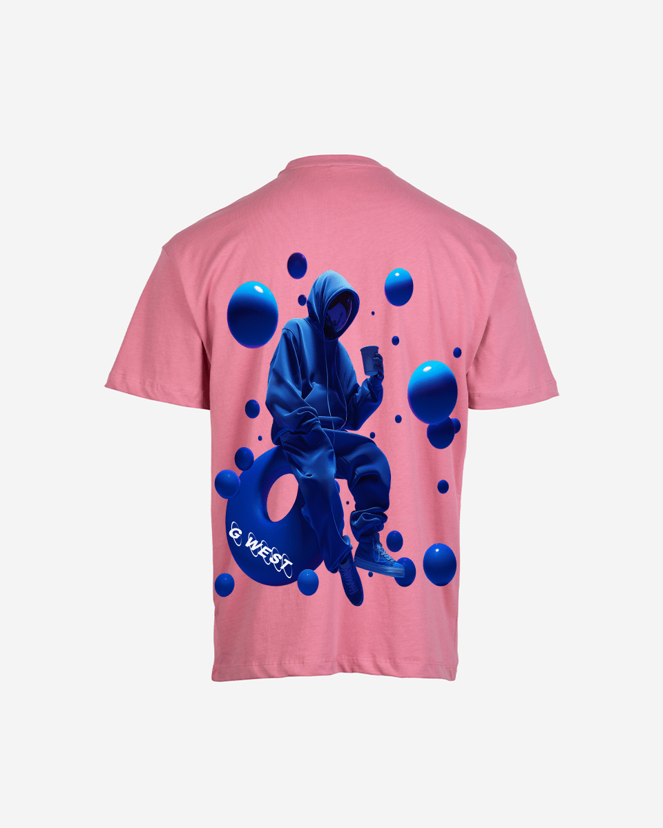 G West Oversized Blue Man Tee - G West