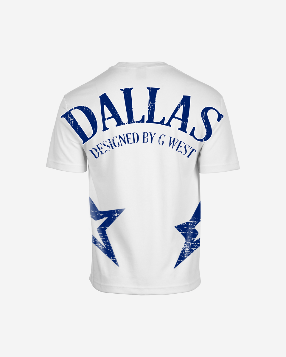 G West Oversized Dallas Logo Tee - G West