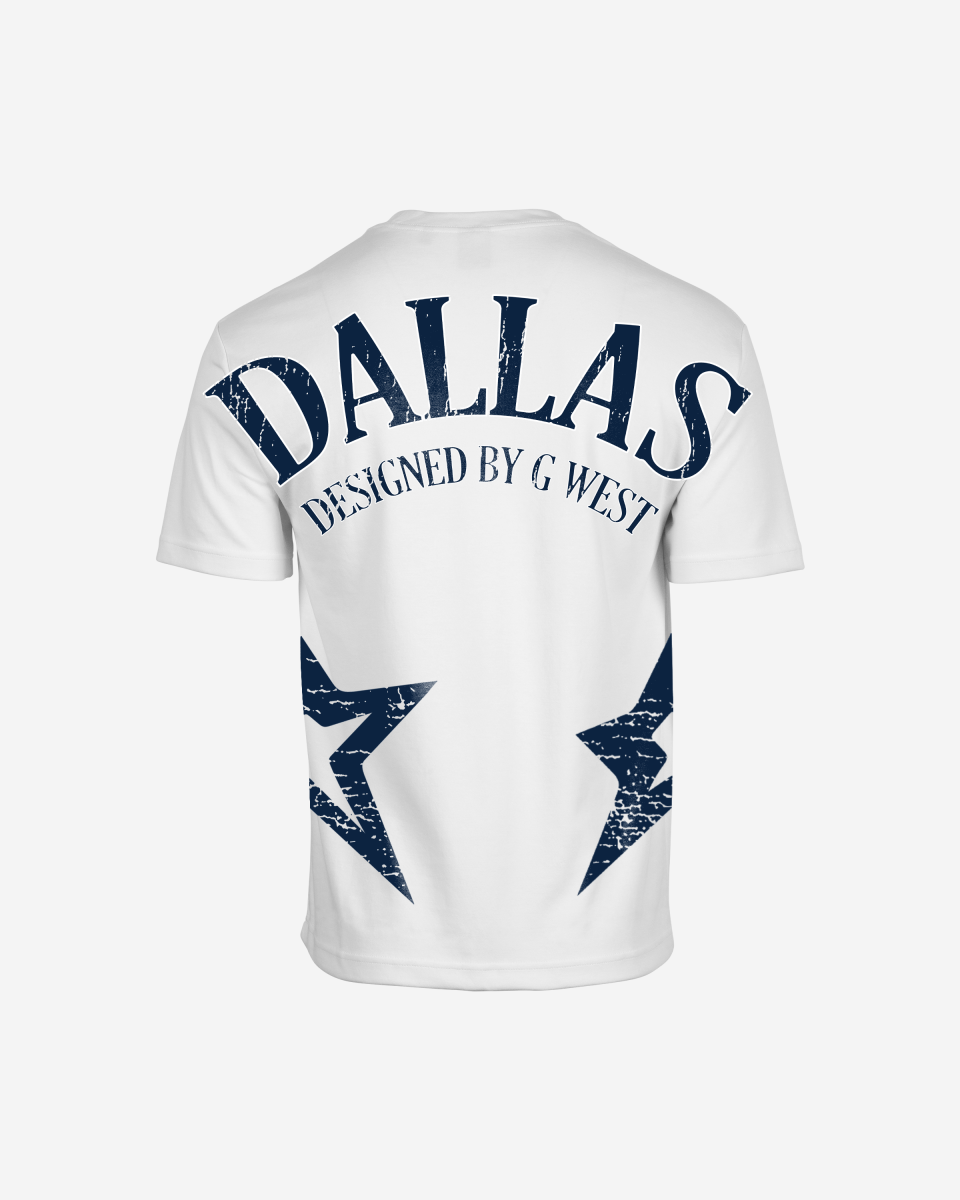 G West Oversized Dallas Logo Tee - G West