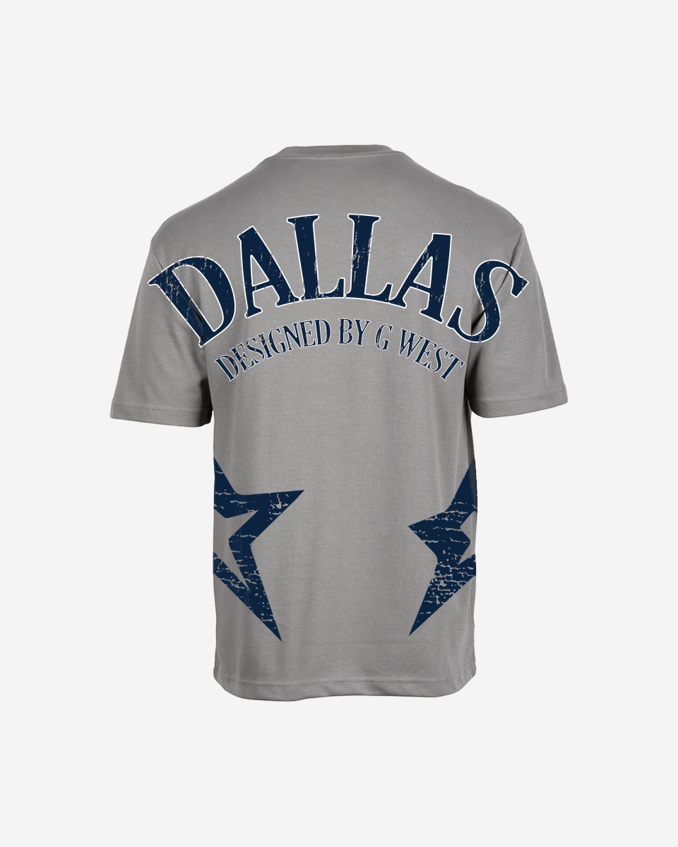 G West Oversized Dallas Logo Tee - G West