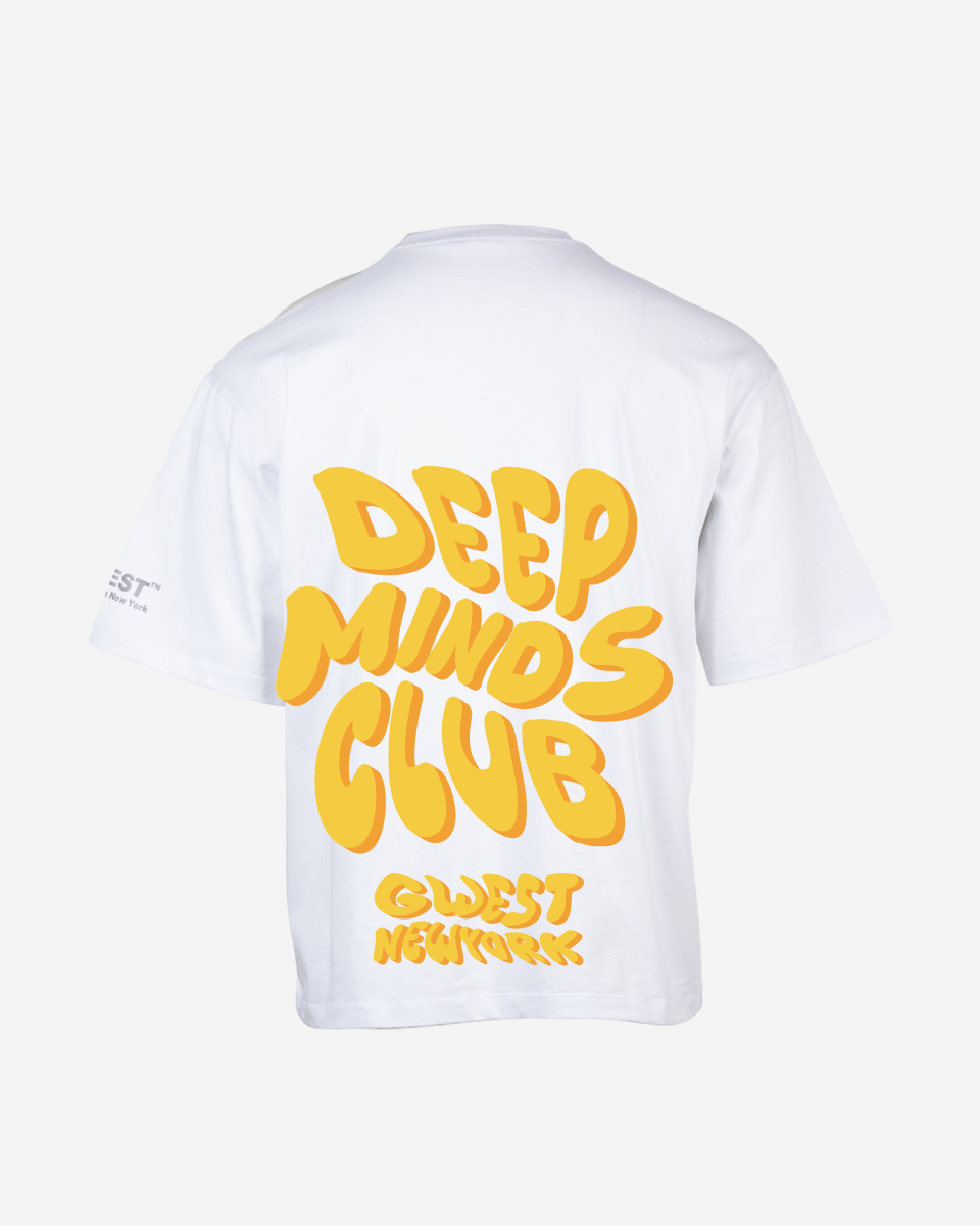 G West Oversized Deep Minds Club Life Style T Shirt - G West