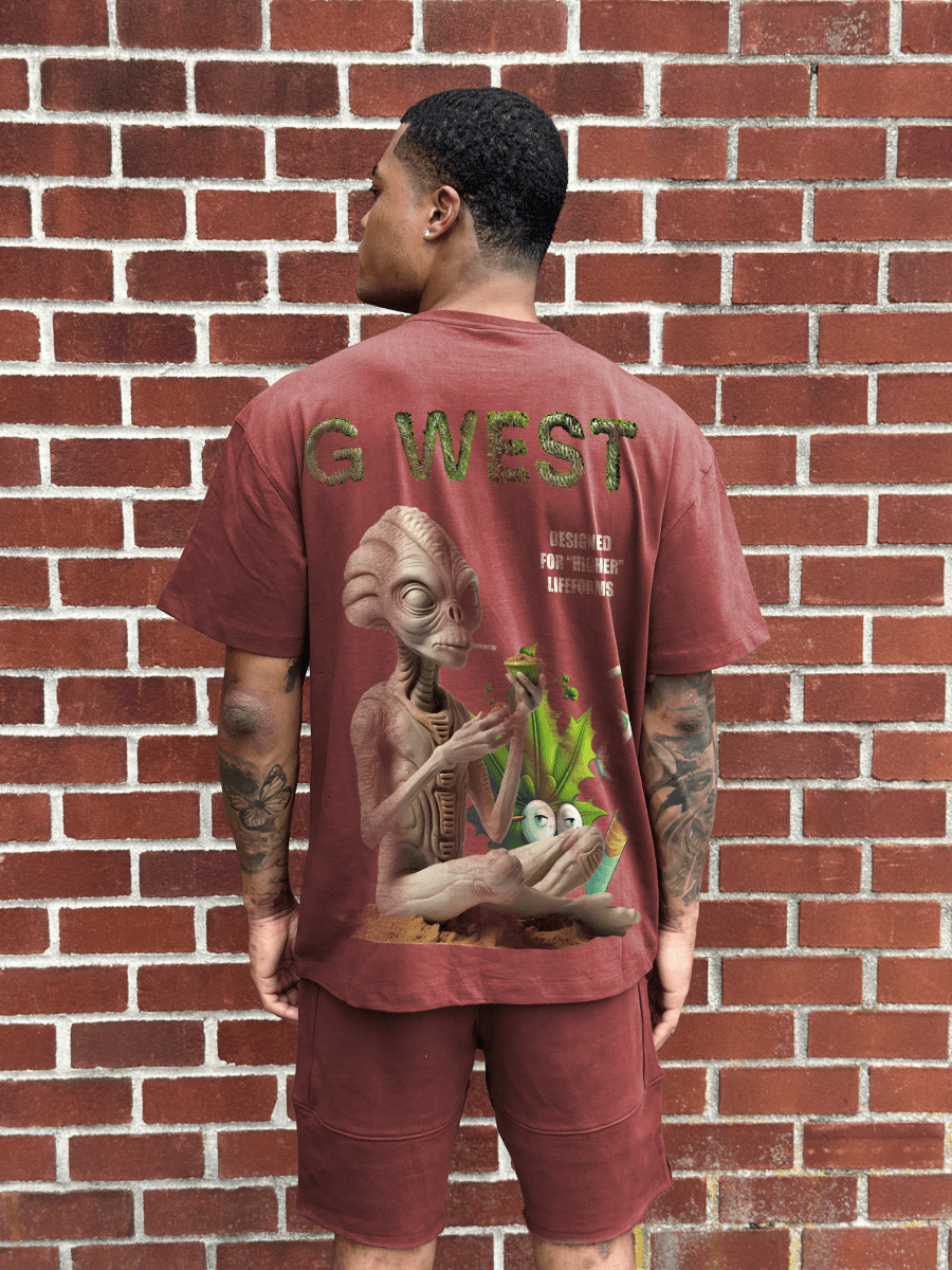 G West Oversized Designed For Higher Lifeforms Tee - G West