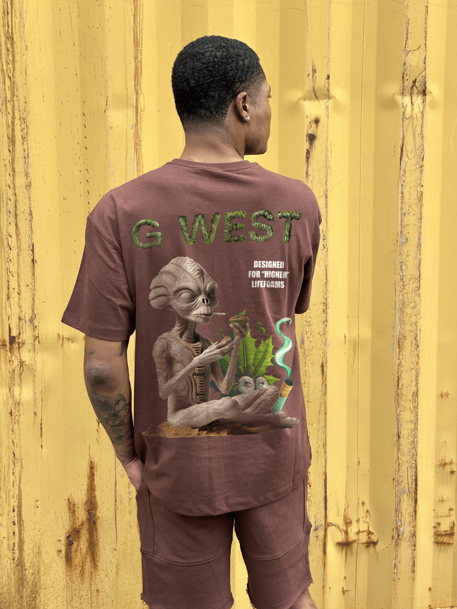 G West Oversized Designed For Higher Lifeforms Tee - G West