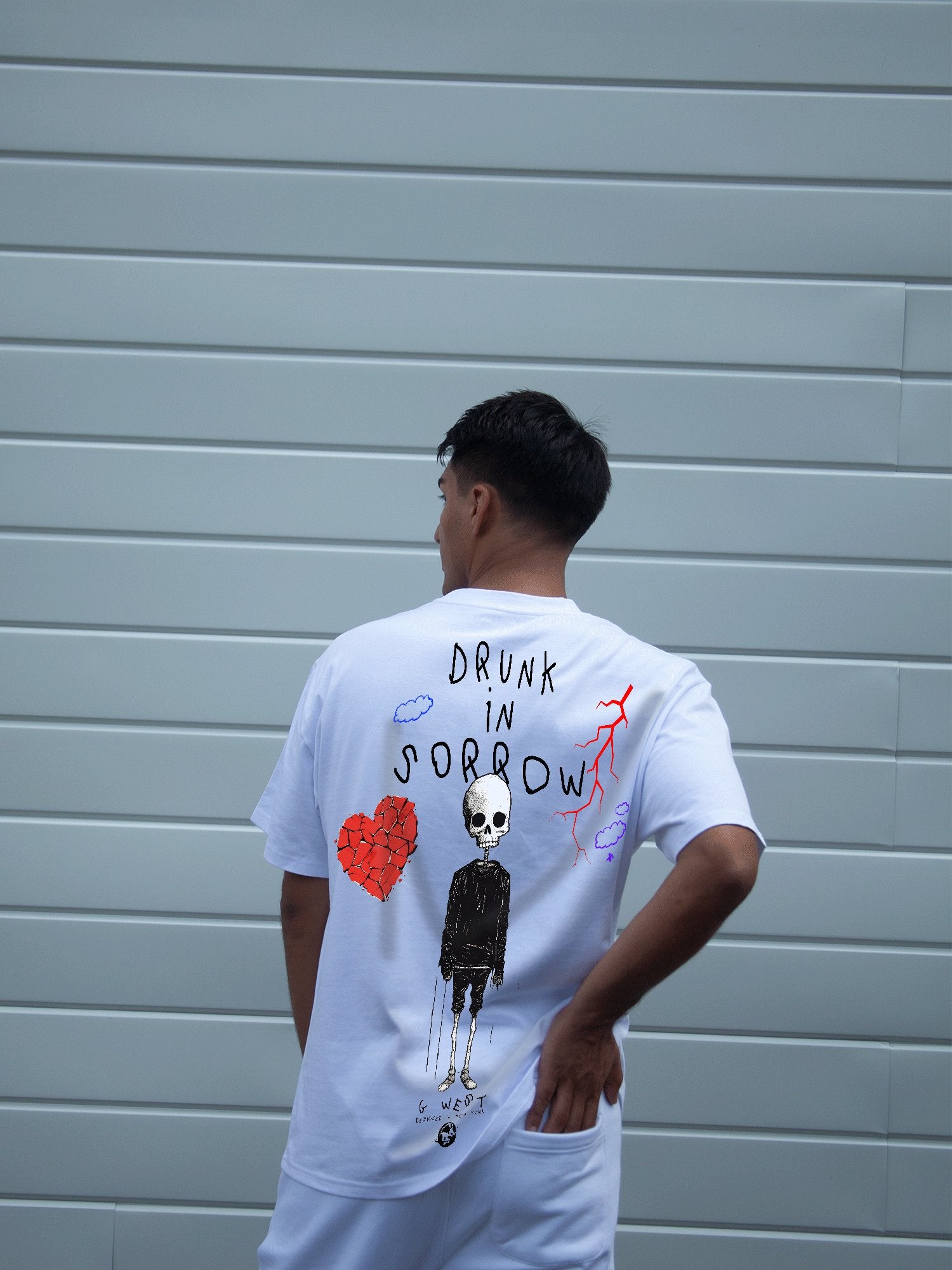 G WEST OVERSIZED DRUNK IN SORROW TEE - G West