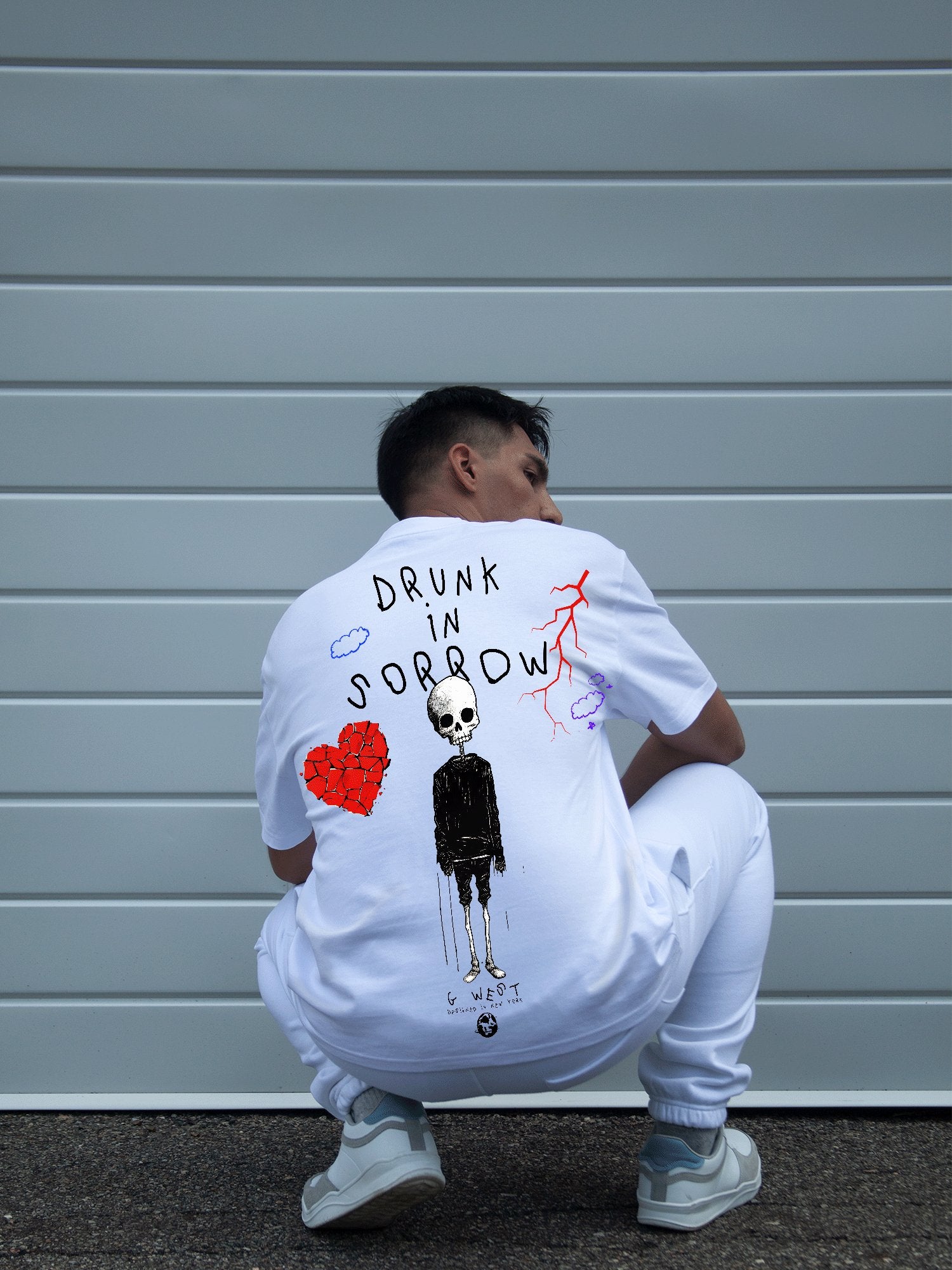 G WEST OVERSIZED DRUNK IN SORROW TEE - G West