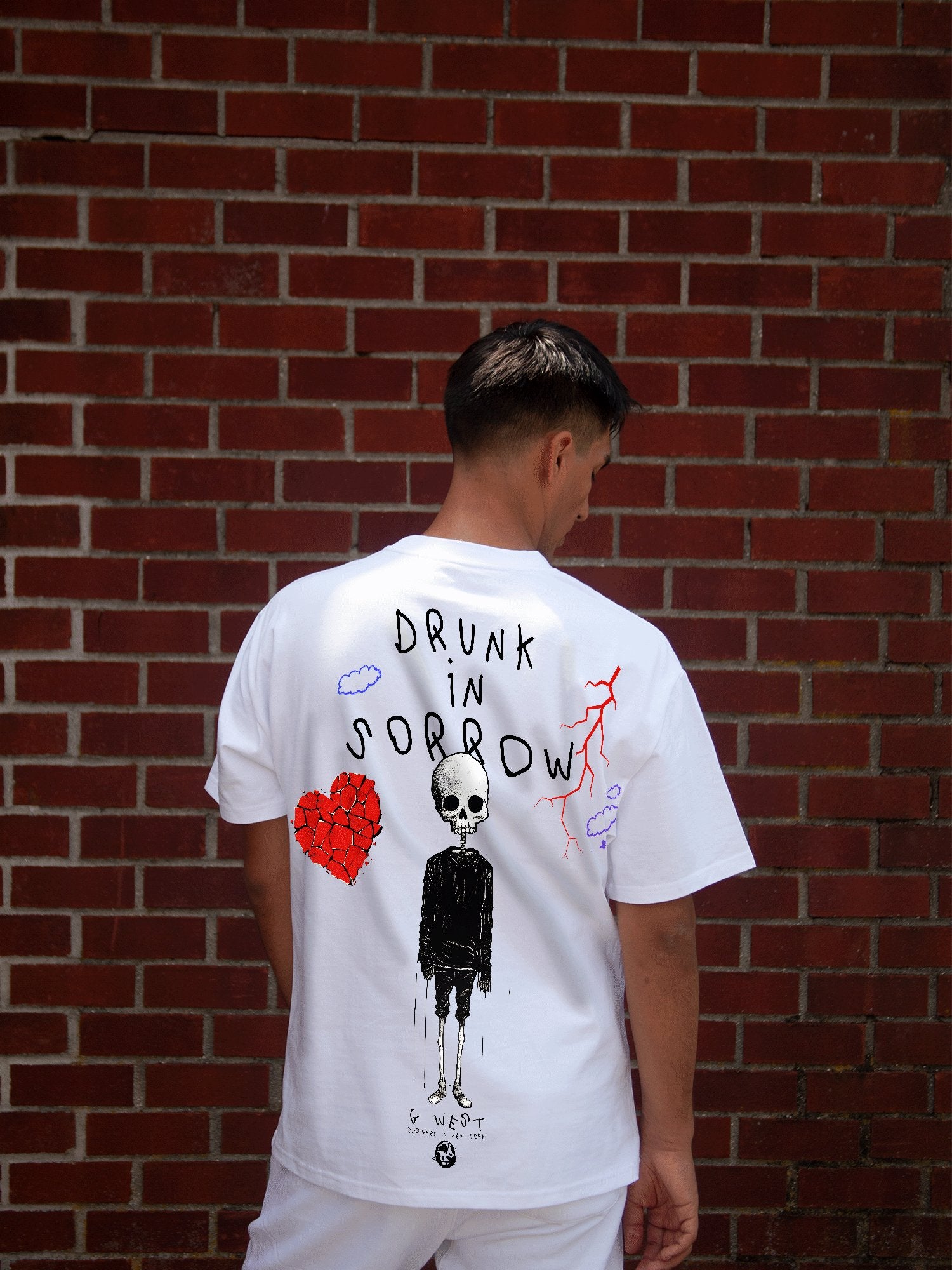 G WEST OVERSIZED DRUNK IN SORROW TEE - G West