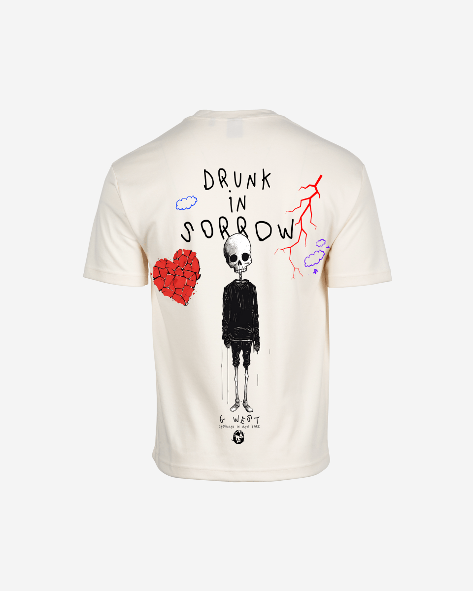 G West Oversized Drunk In Sorrow Tee - G West