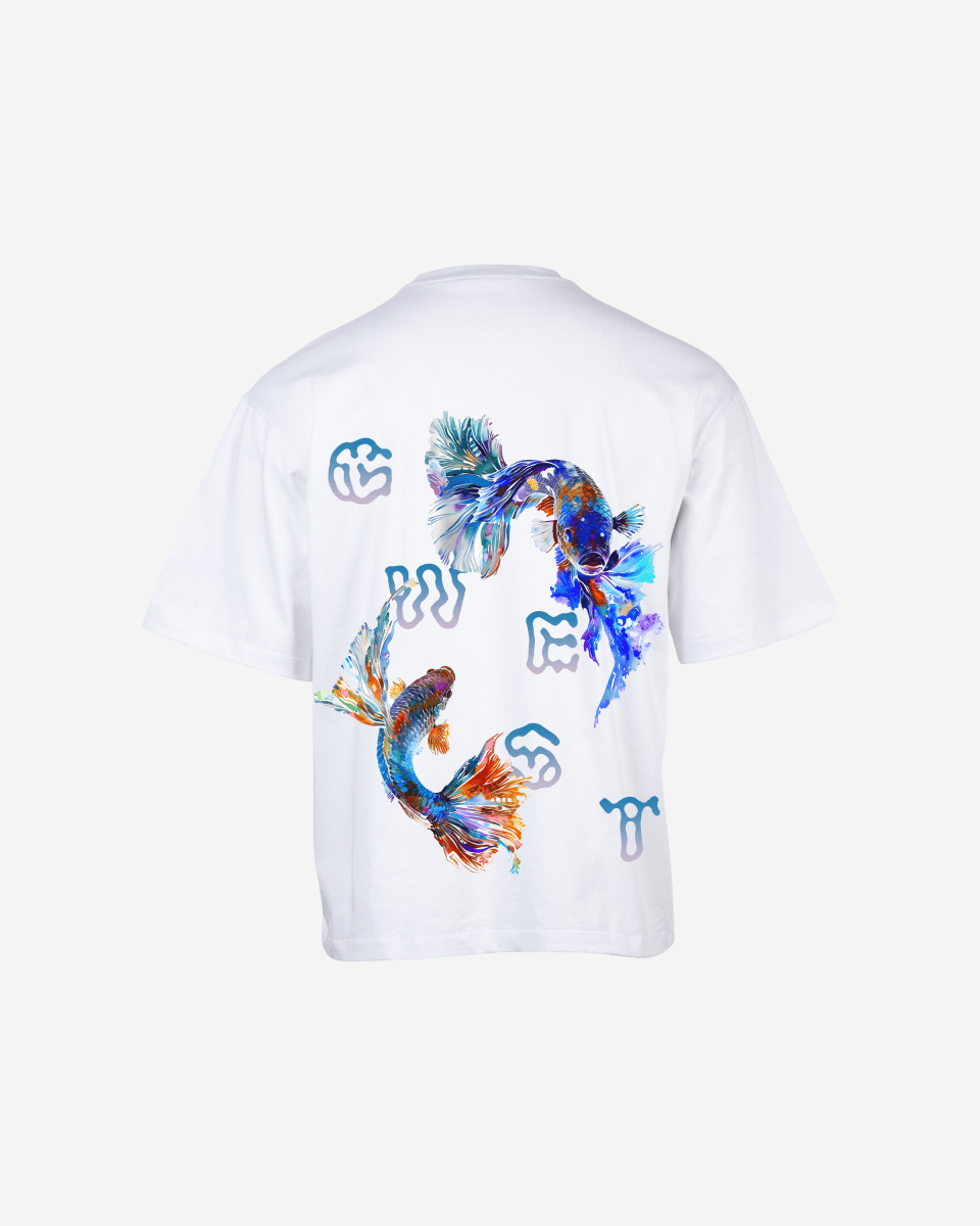 G West Oversized Fish Lifestyle T Shirt - G West