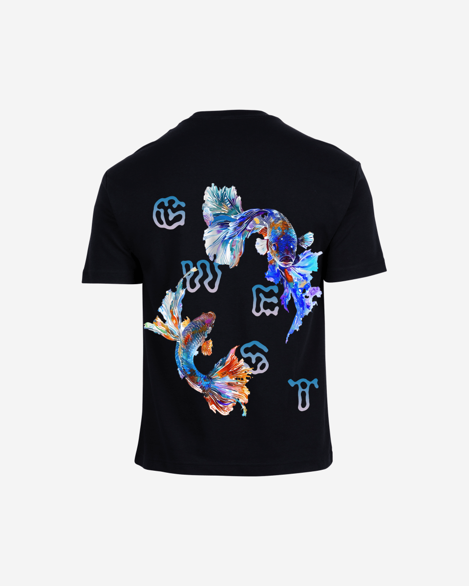 G West Oversized Fish Lifestyle T Shirt - G West