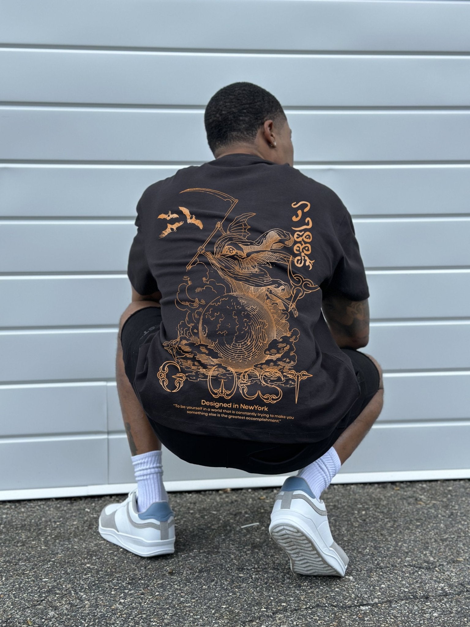 G West Oversized Gratitude Reaper Tee - G West