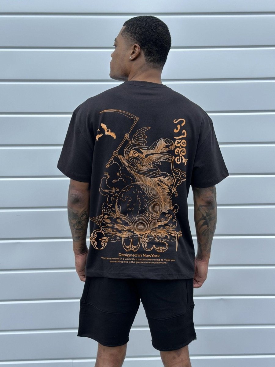 G West Oversized Gratitude Reaper Tee - G West