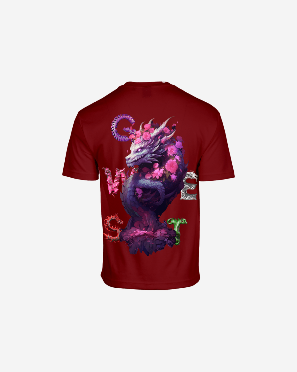 G West Oversized Purple Dragon Tee - G West