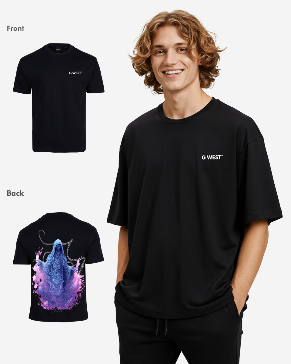 G West Oversized Purple Reaper Tee - G West