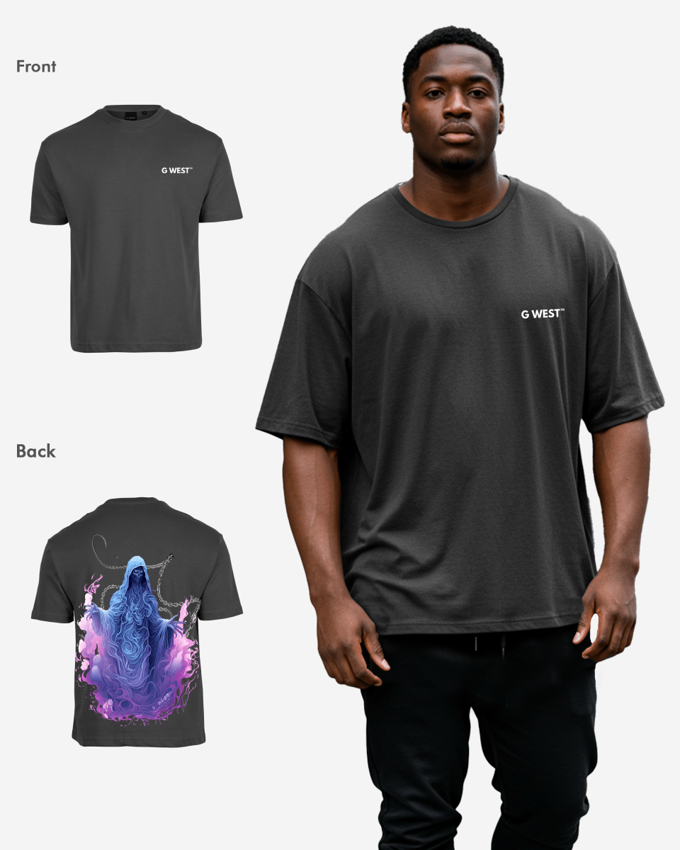 G West Oversized Purple Reaper Tee - G West