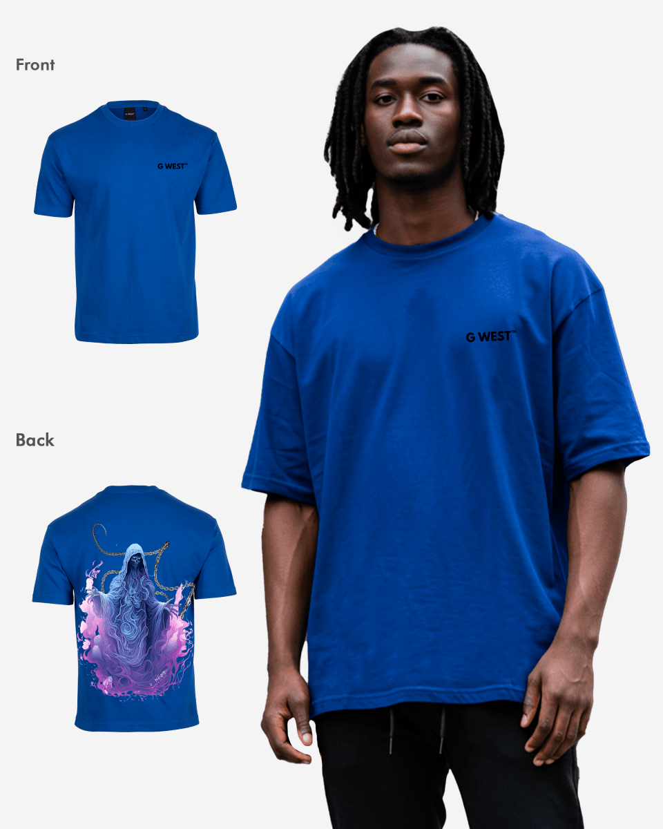 G West Oversized Purple Reaper Tee - G West