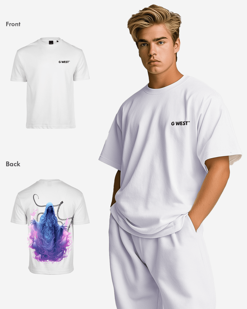 G West Oversized Purple Reaper Tee - G West