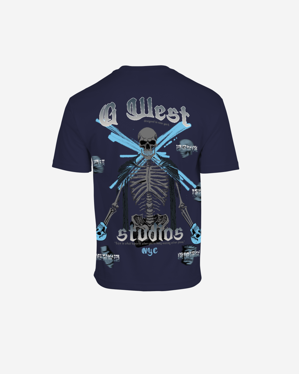 G West Oversized Skull Tee - G West