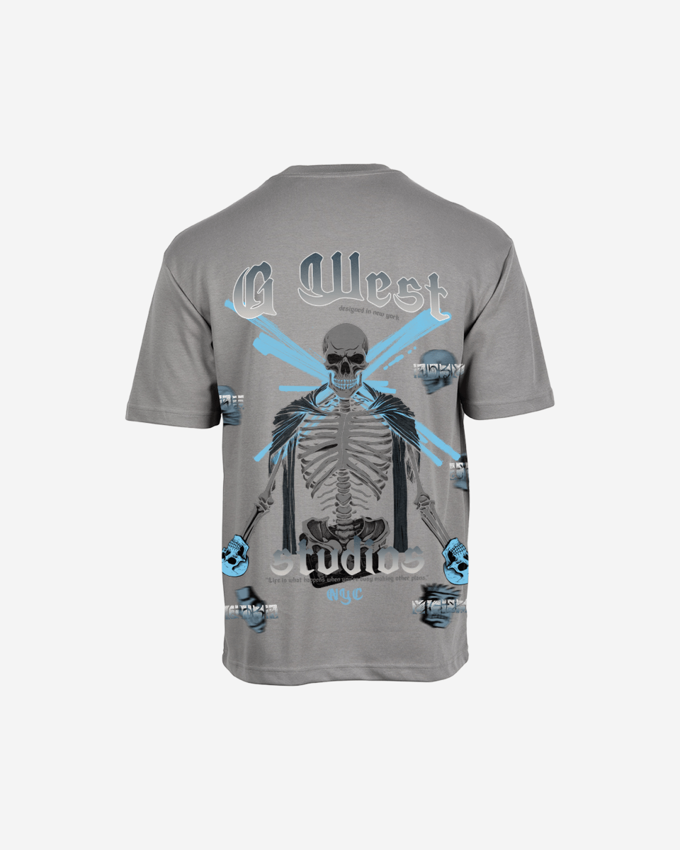 G West Oversized Skull Tee - G West