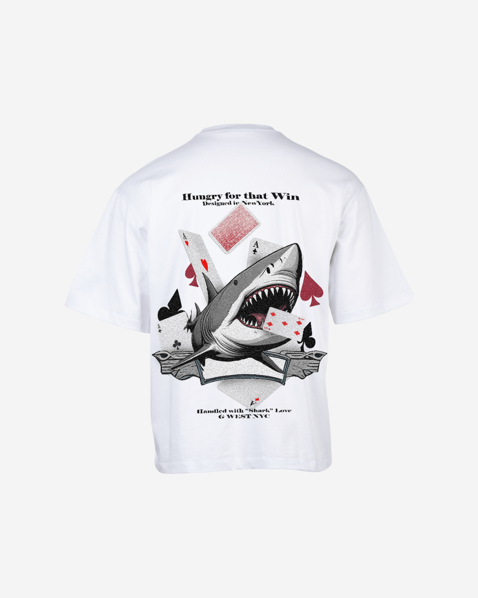 G West Oversized Spade Of Sharks T Shirt - G West