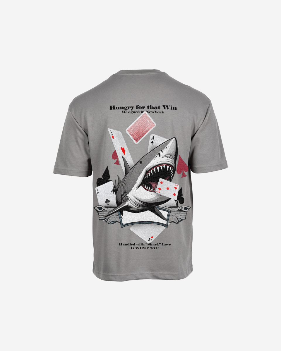 G West Oversized Spade Of Sharks T Shirt - G West