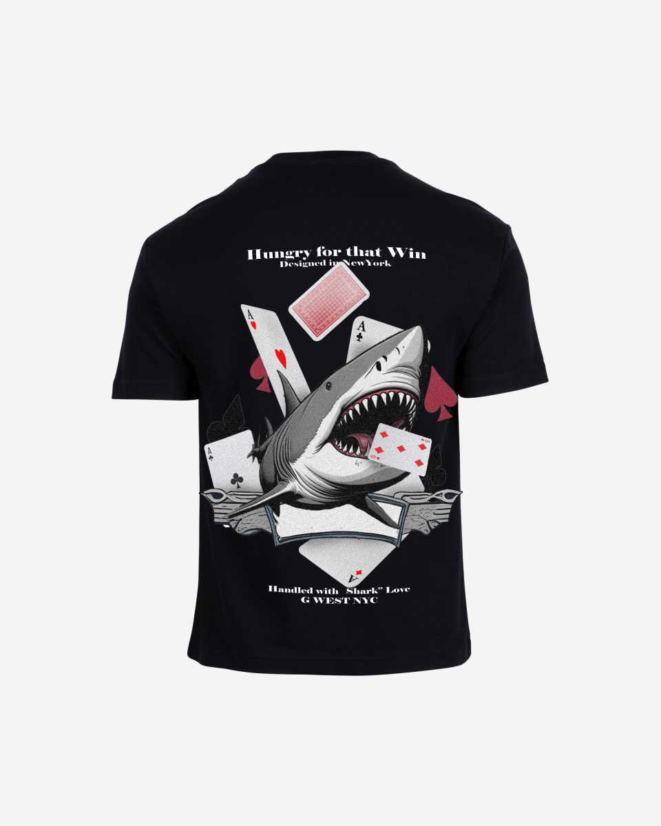 G West Oversized Spade Of Sharks T Shirt - G West