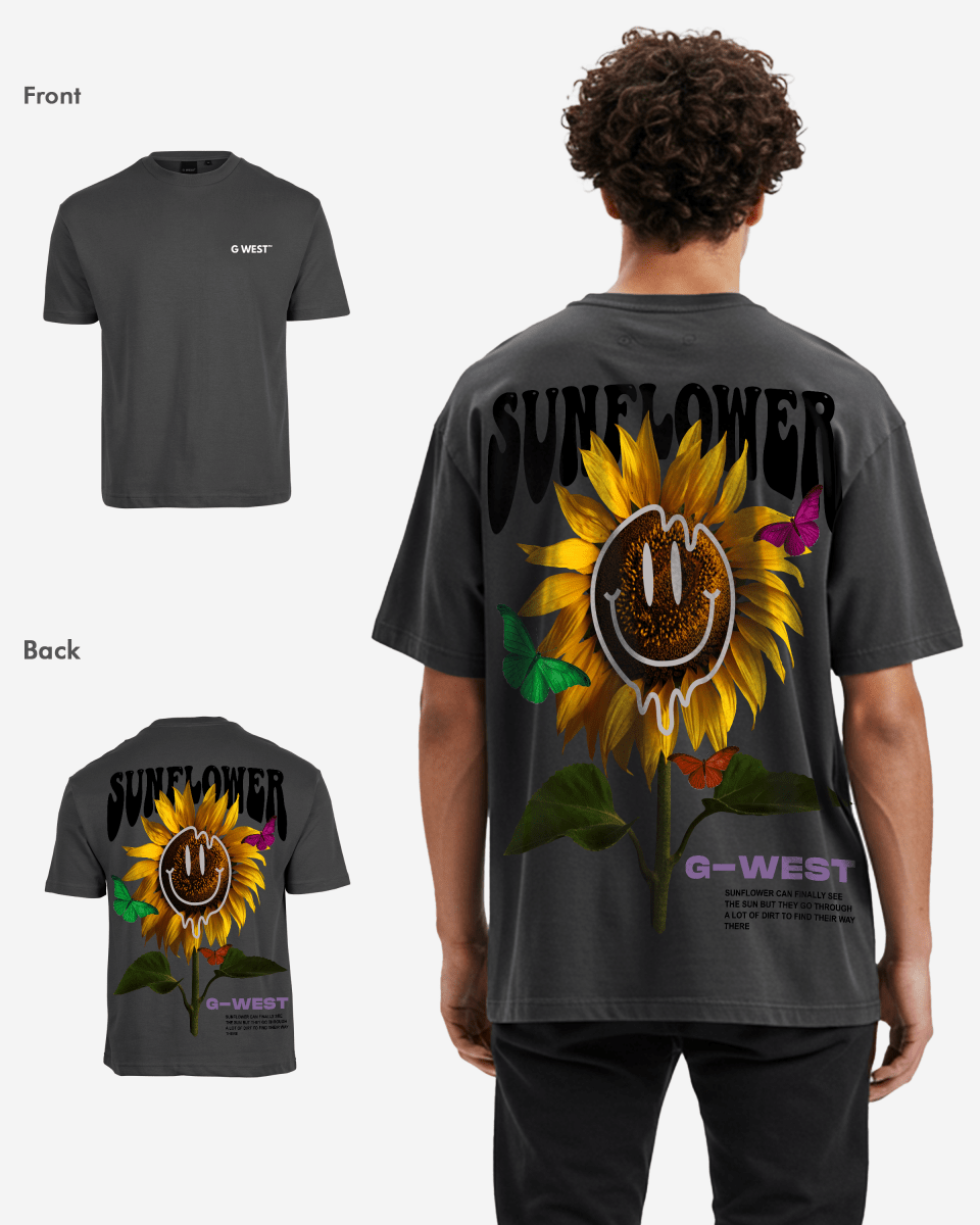 G West Oversized Sunflower Tee - G West