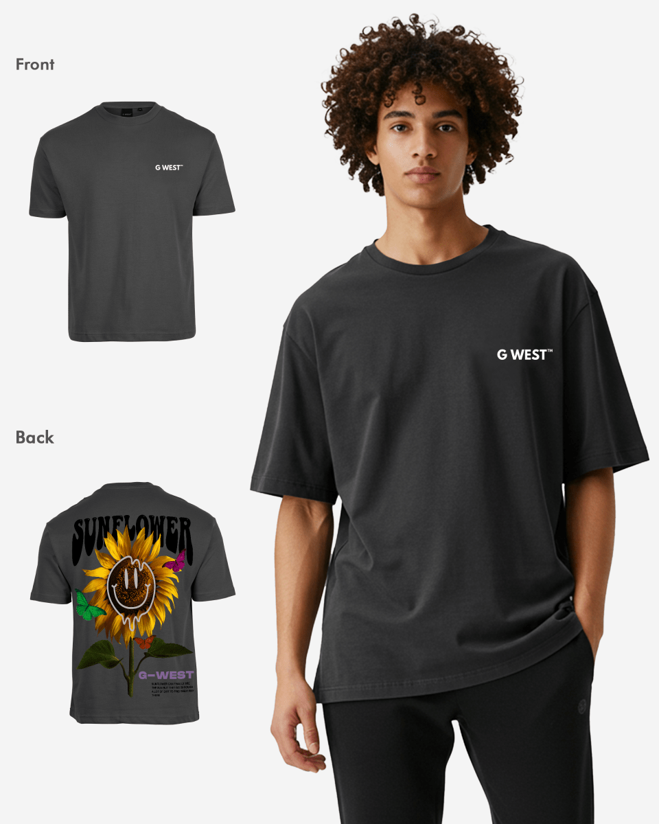 G West Oversized Sunflower Tee - G West