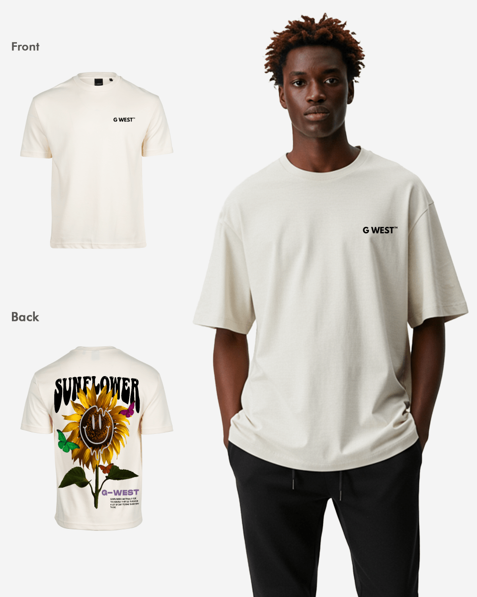 G West Oversized Sunflower Tee - G West