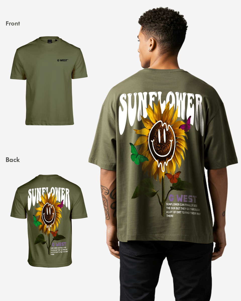 G West Oversized Sunflower Tee - G West