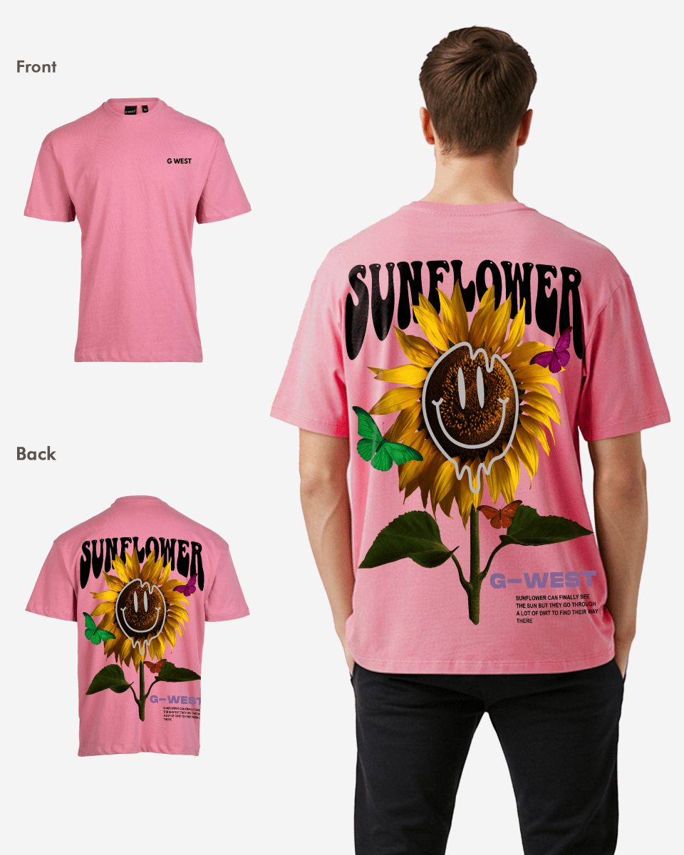 G West Oversized Sunflower Tee - G West