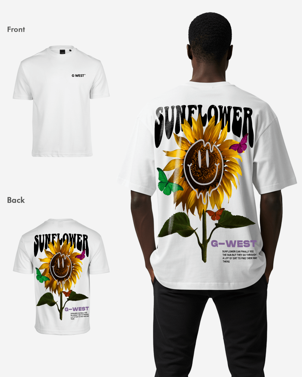 G West Oversized Sunflower Tee - G West