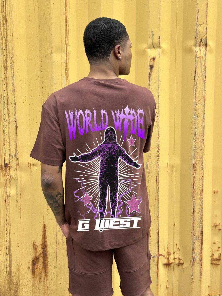 G West Oversized World Wide Star Tee - G West