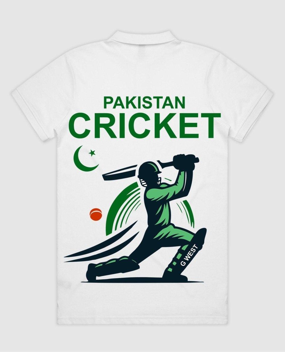 G West Pakistan Cricket Polo T-Shirt : Gwptl2409 - 2 Colors - G West