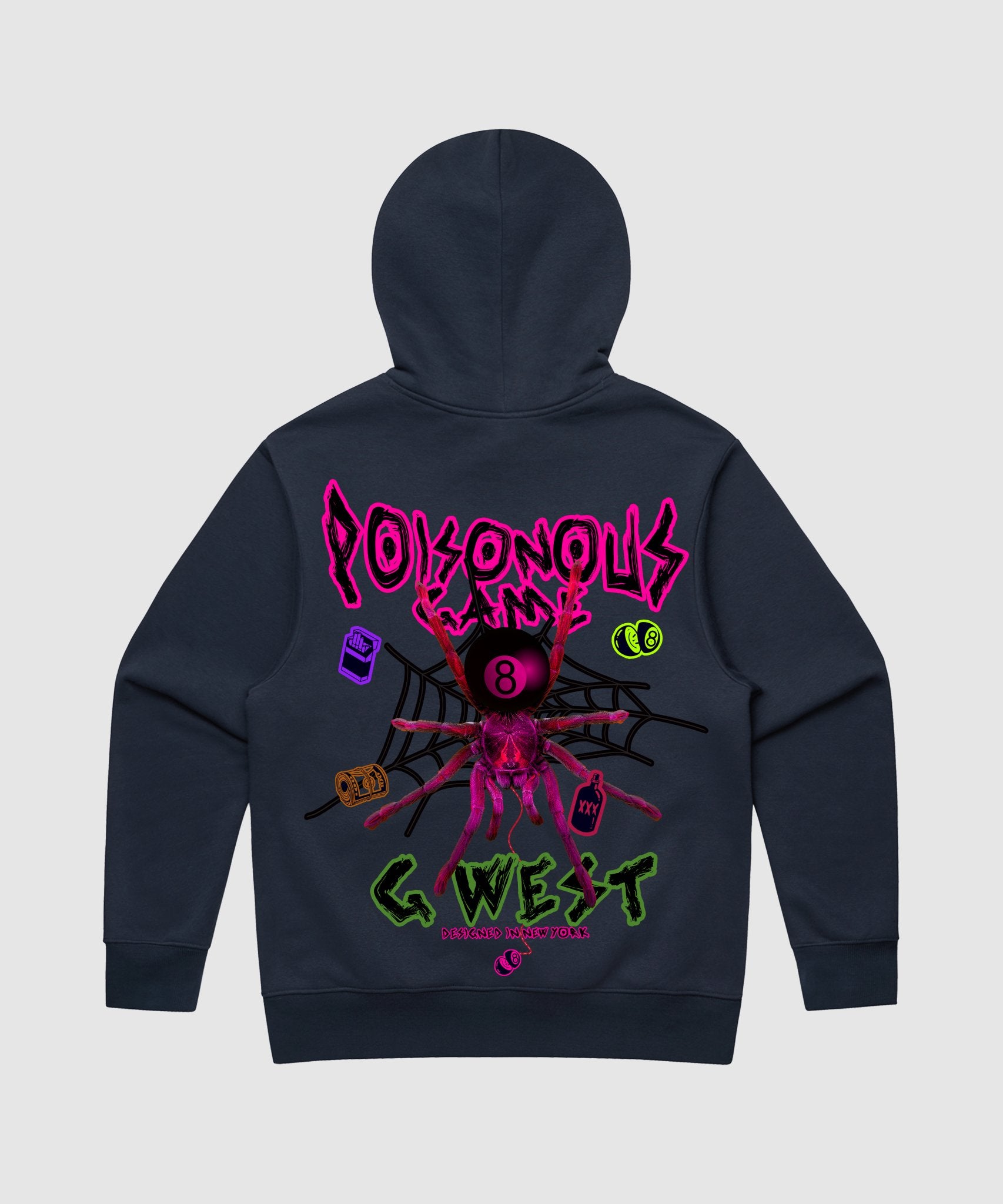 G WEST POISON GAME HEAVY PREMIUM HOODIE - 6 COLORS - G West