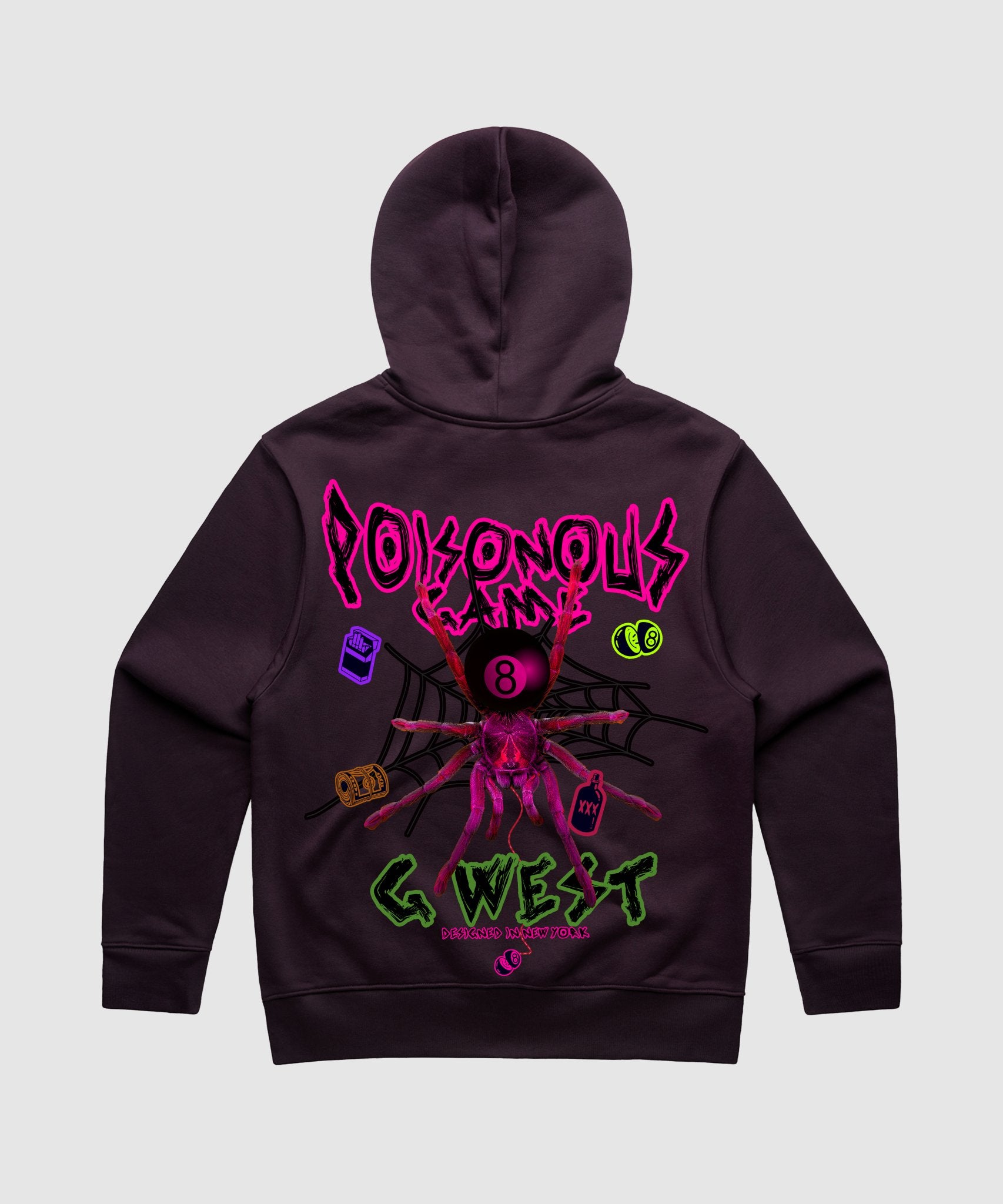 G WEST POISON GAME HEAVY PREMIUM HOODIE - 6 COLORS - G West