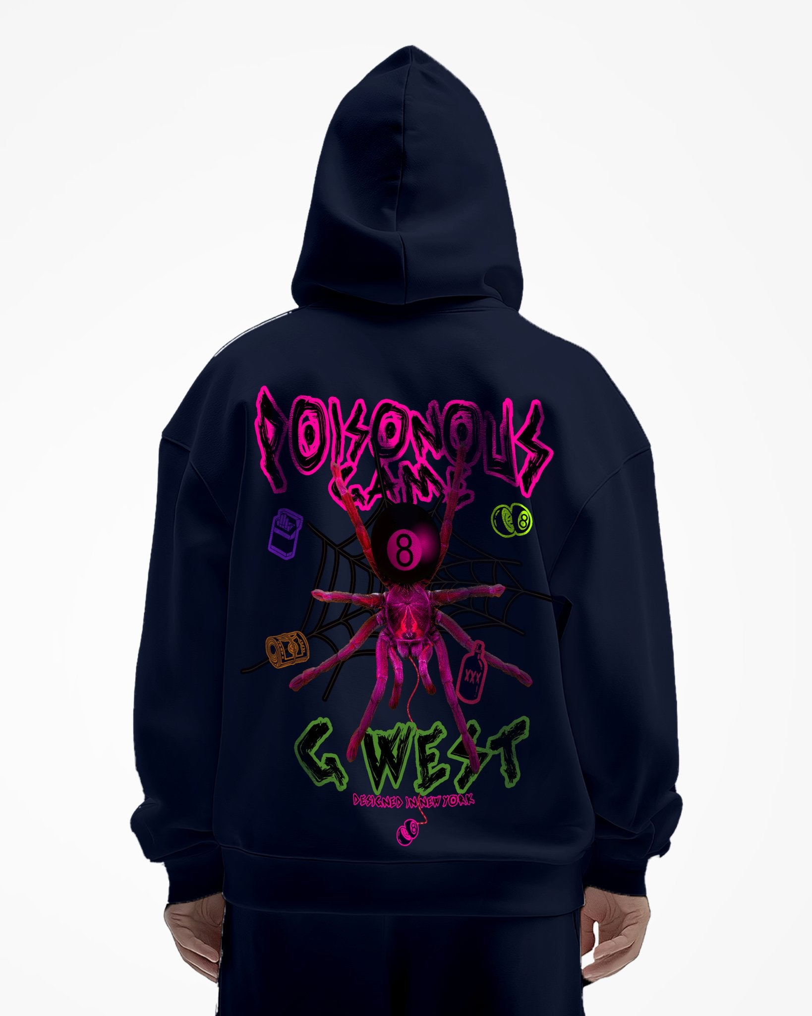 G WEST POISON GAME HEAVY PREMIUM OVERSIZE HOODIE - G West