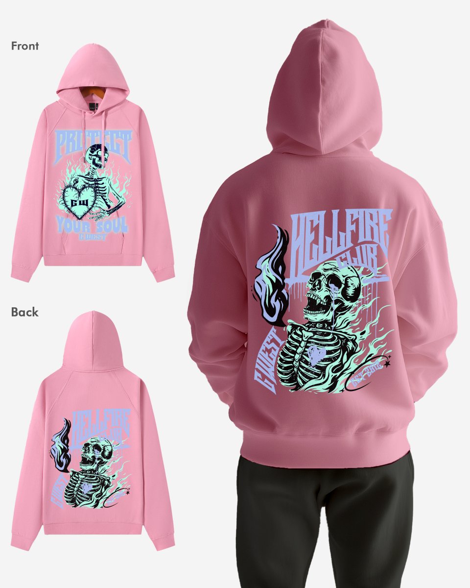 G West Protect Your Soul Oversize Hoodie - G West