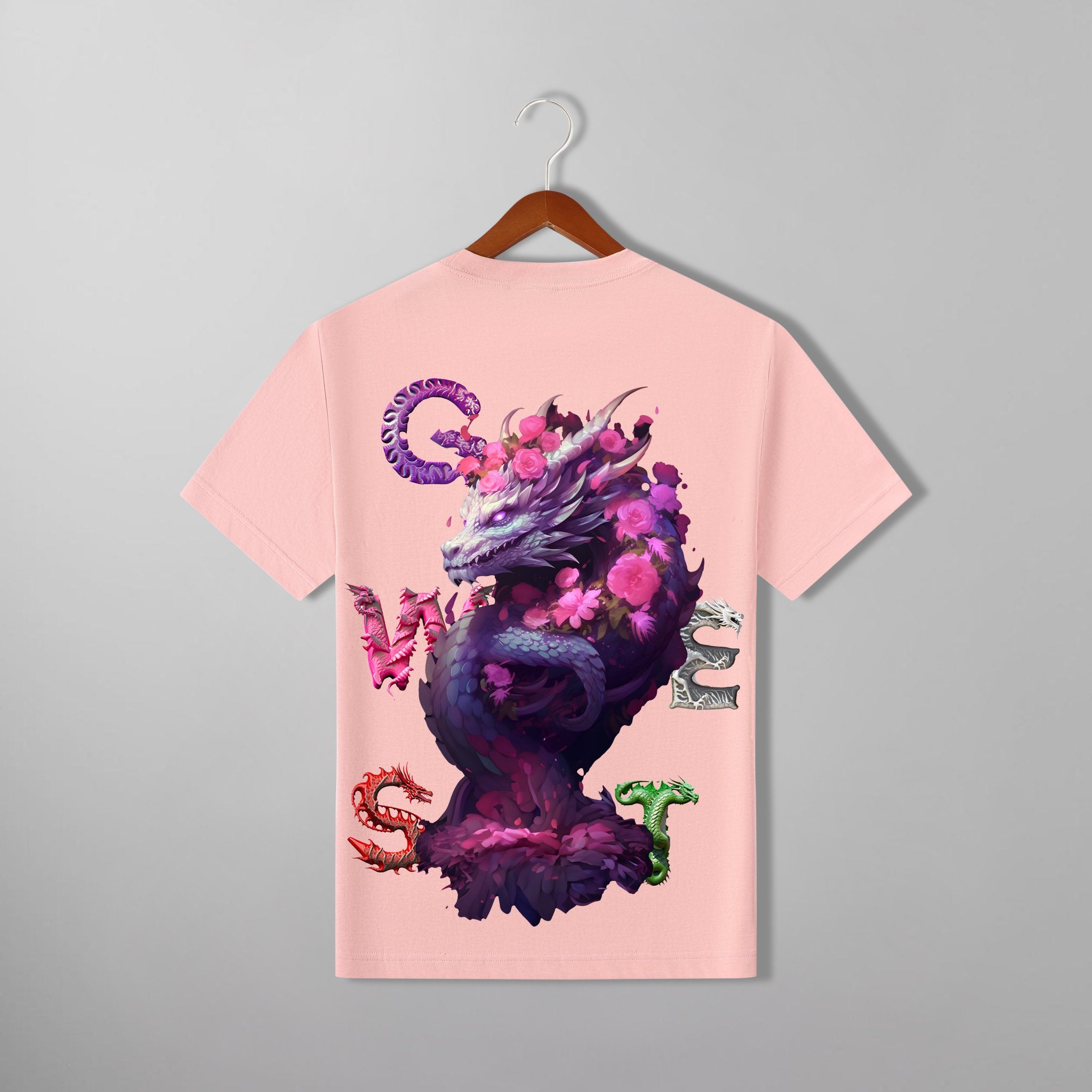 G WEST PURPLE DRAGON TEE - G West