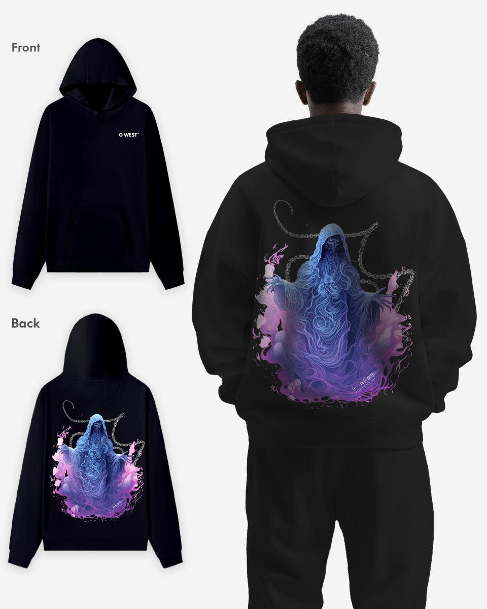 G West Purple Reaper Heavy Premium Oversize Hoodie - G West