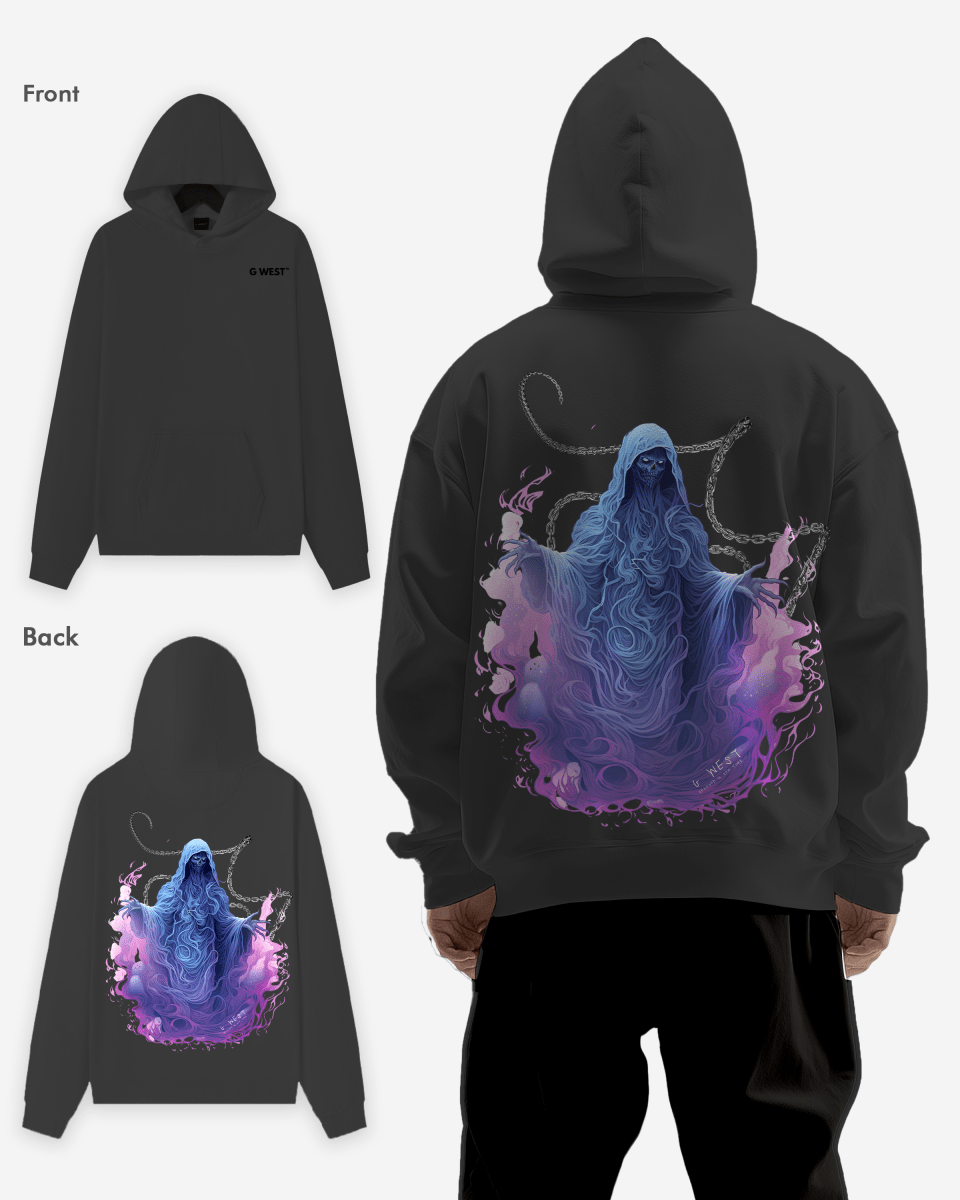 G West Purple Reaper Heavy Premium Oversize Hoodie - G West