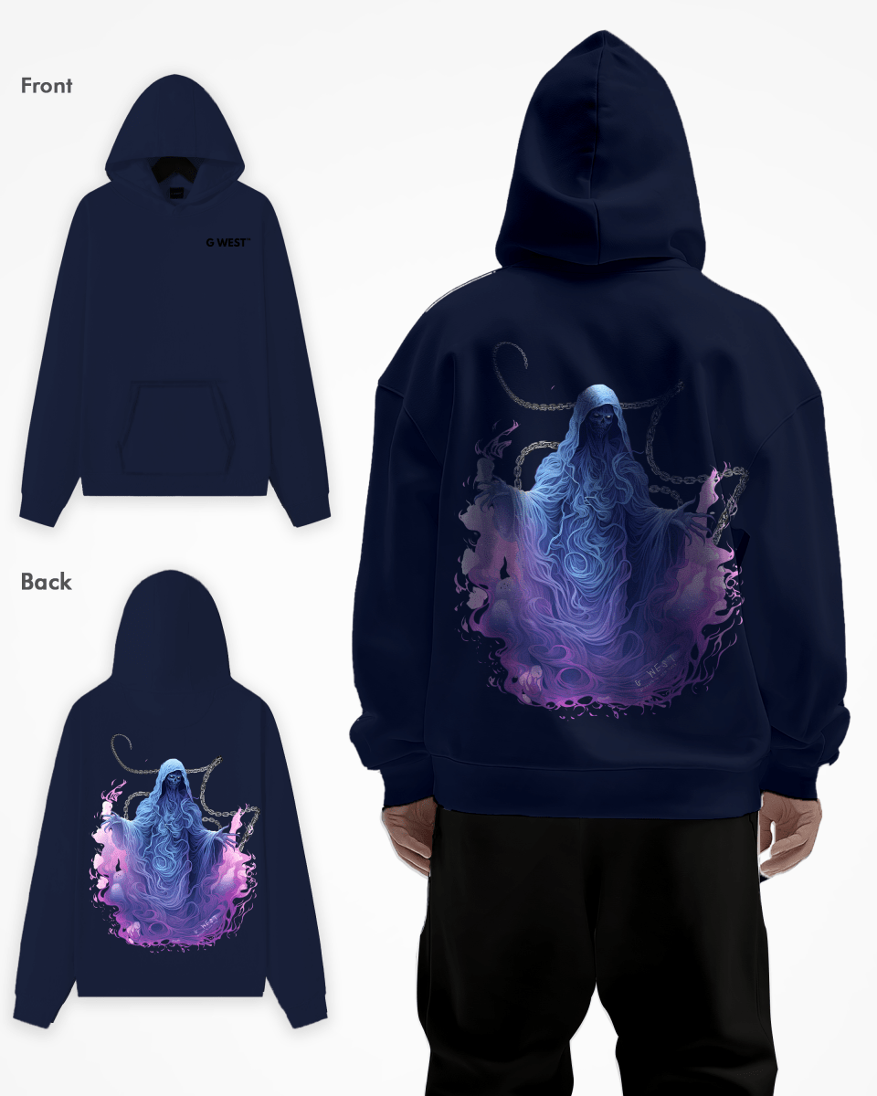 G West Purple Reaper Heavy Premium Oversize Hoodie - G West